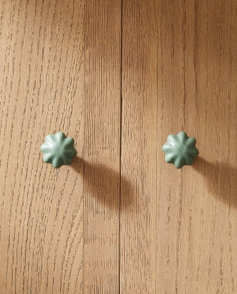 Ceramic star door knob (pack of 2)