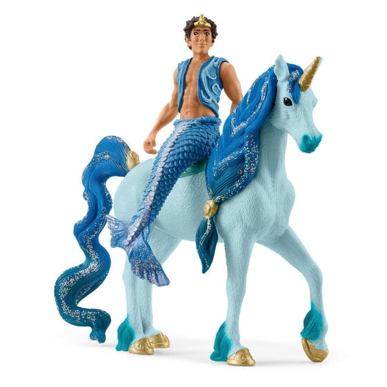 Игровой набор Schleich Aryon on Unicorn Ice Elves (Ледяные эльфы)