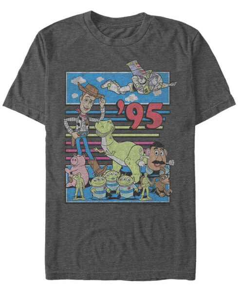 Disney Pixar Men's Toy Story 95 Retro Distressed, Short Sleeve T-Shirt