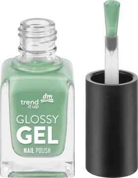 Nagellack Glossy Gel 200 Dark Moss Green, 11 ml