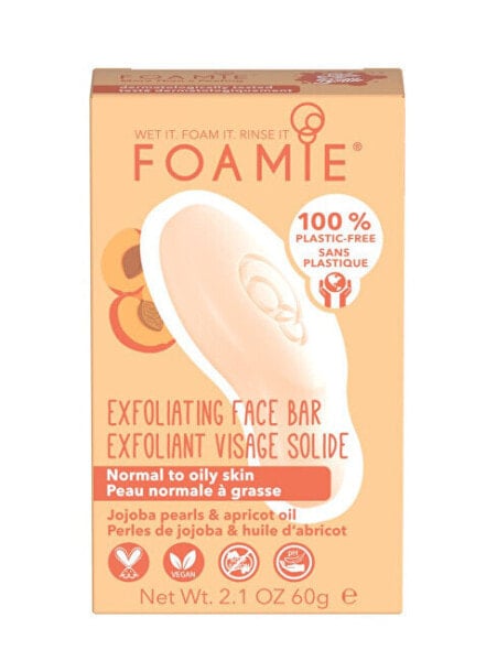Cleansing skin care with an exfoliating effect (Exfoliating Clean sing Face Bar) 60 g