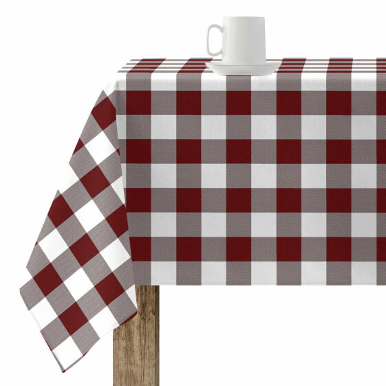 Stain-proof tablecloth Belum Cuadros Maroon 250 x 140 cm