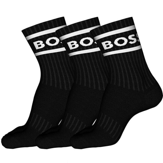 BOSS 3P Rib Stripe Cc socks