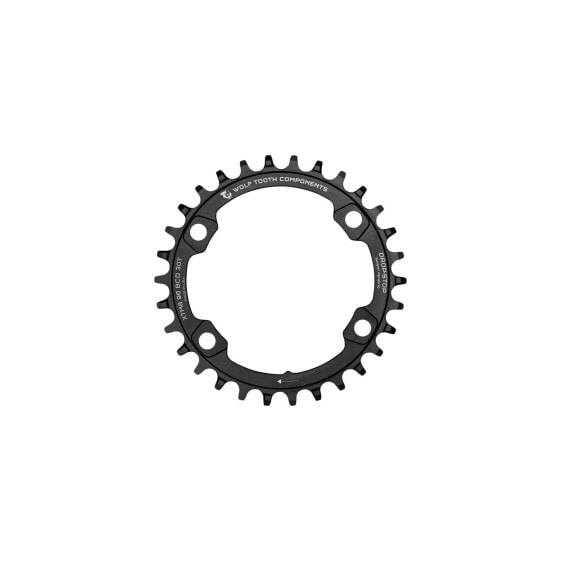 Wolf Tooth Components Drop-Stop 36t Chainring 96mm Asymmetric BCD XT 8000 Black