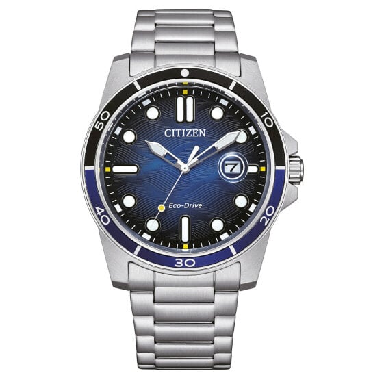 Citizen Men's Marine 1810 Eco-Drive Blue Dial Watch - AW1810-85L NEW