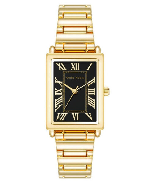 Women's Quartz Gold-Tone Alloy Bracelet Watch, 21mm