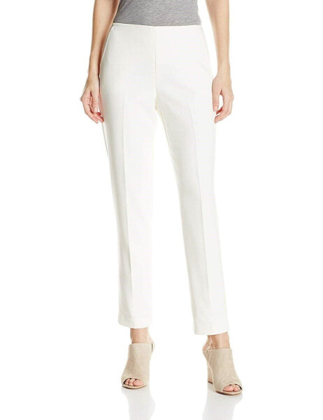 Trina Turk 144141 Women's Varvara Luxe Drape Pant Color White Wash Sz 2