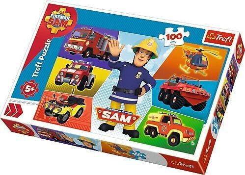 Пазл для малышей Trefl Пазл 100 элементов - Пожарная машина Сэма