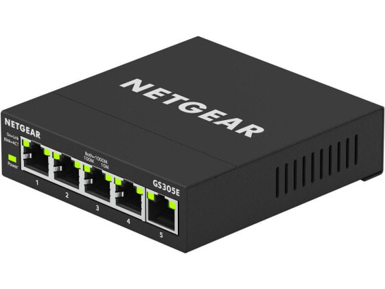 NETGEAR 5-Port Gigabit Ethernet Plus Switch (GS305E)