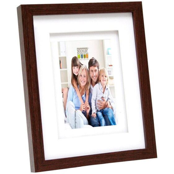 DEKNUDT S65KQ1 brown 13x18 cm Wood Photo photo frame