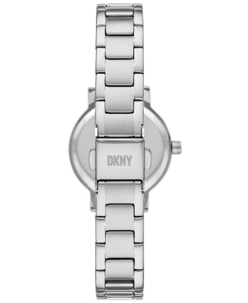 Women's Soho Three-Hand Silver-Tone Stainless Steel Watch 28mm