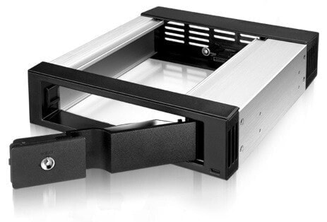 ICY BOX IB-158SK-B - 13.3 cm (5.25") - Carrier panel - 3.5" - SATA - SATA II - SATA III - Black - Aluminium