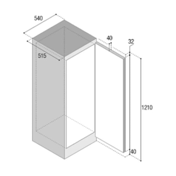 VITRIFRIGO Single Door 190L Fridge