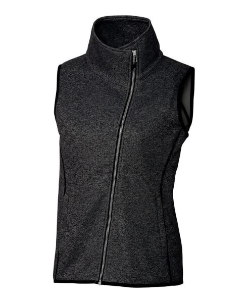 Plus Size Mainsail Sweater Knit Asymmetrical Vest