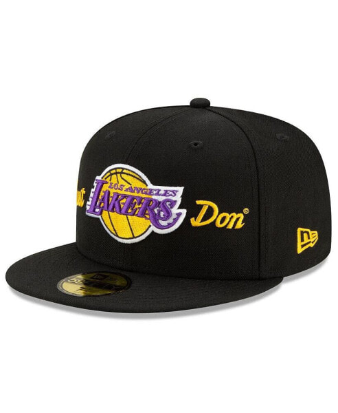Головной убор мужской New Era Just Don черный Los Angeles Lakers 59FIFTY