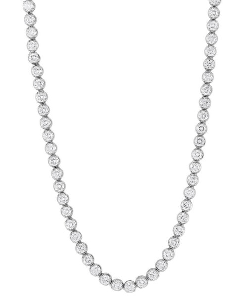 Lab Grown Diamond 18" Tennis Necklace (10 ct. t.w.) in 14k White Gold