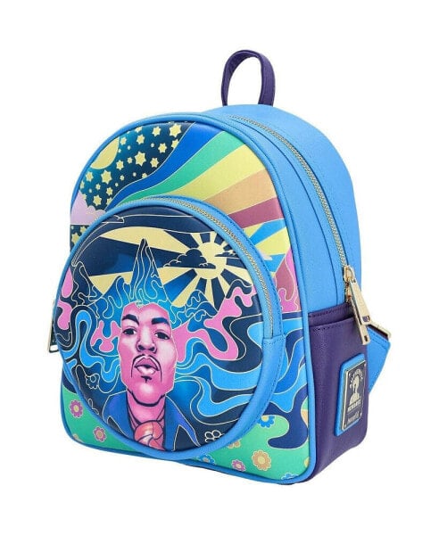 Jimi Hendrix Psychedelic Glow Landscape Mini Backpack