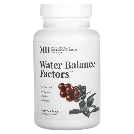 Water Balance Factors, 60 Vegetarian Tablets