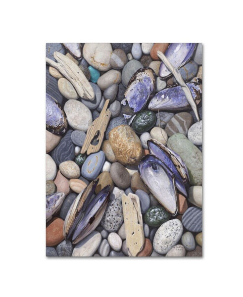 Картина холст 'Сокровища на пляже Мускул Бич' Trademark Global - 47" x 35" x 2"