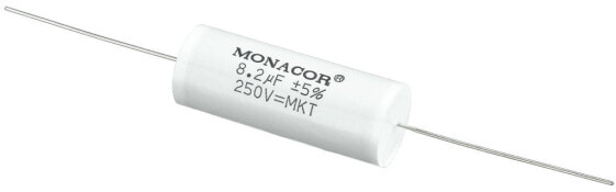 MONACOR MKTA-82 - White - Film - Cylindrical - 8200 nF - 250 V - 46 mm