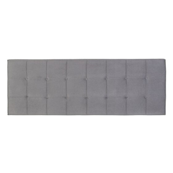 Headboard 180 x 7 x 64 cm Synthetic Fabric Grey