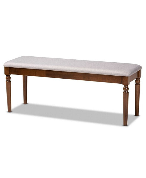 Giovanni Modern and Contemporary Fabric Upholstered Dining Bench