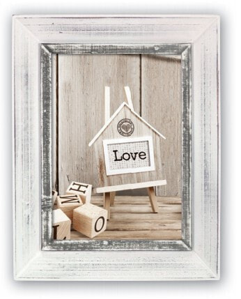 Zep Athis - Wood - Grey - Single picture frame - Table - Wall - 15 x 20 cm - Rectangular