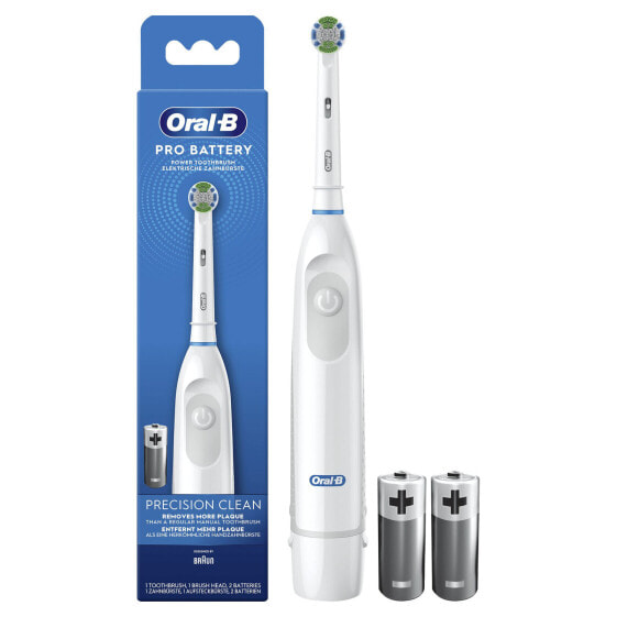 Электрическая зубная щетка Oral B Pro Battery AA - Белый - Круглая