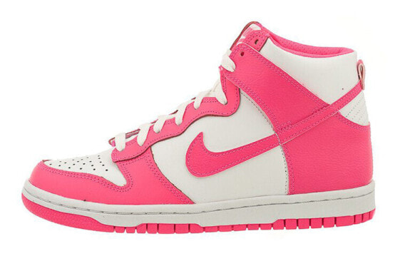 Nike Dunk High (GS) 复古百搭 高帮休闲板鞋 粉白 / Кроссовки Nike Dunk High 308319-127