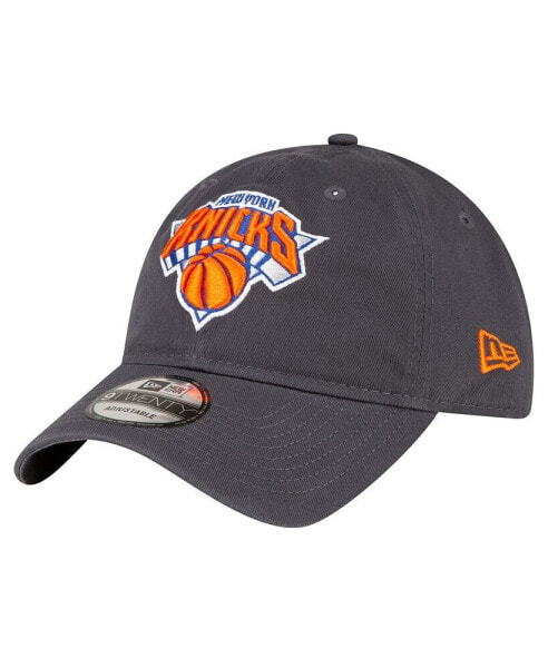 Men's Charcoal New York Knicks Team 2.0 9TWENTY Adjustable Hat