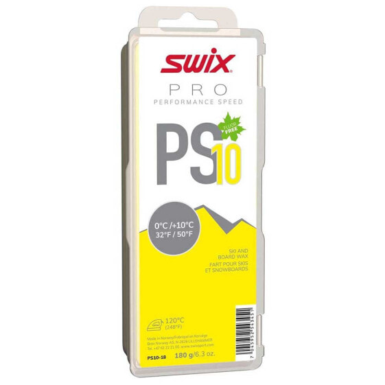 SWIX PS10 0ºC/+10ºC 180 g Board Wax