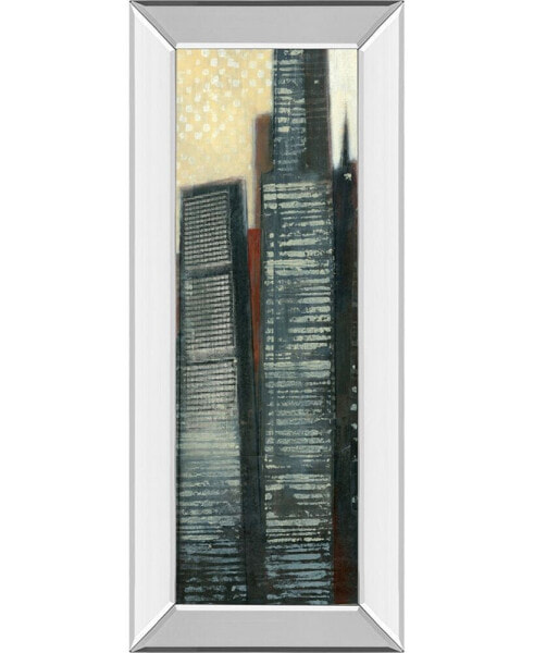 Urban Landscape IV by Norman Wyatt Mirror Framed Print Wall Art - 18" x 42"