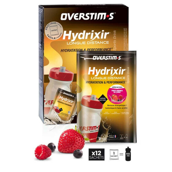 Спортивный напиток OVERSTIMS Hydrixir 54 г 12 штук Ягоды