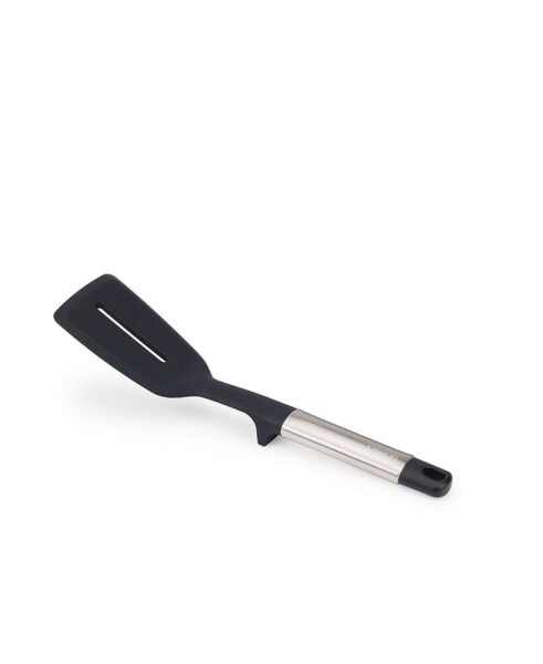 Elevate Silicone Slotted Turner with Integrated Tool Rest