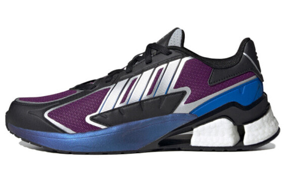 Беговые кроссовки Adidas neo A3 Boost в фиолетовом цвете