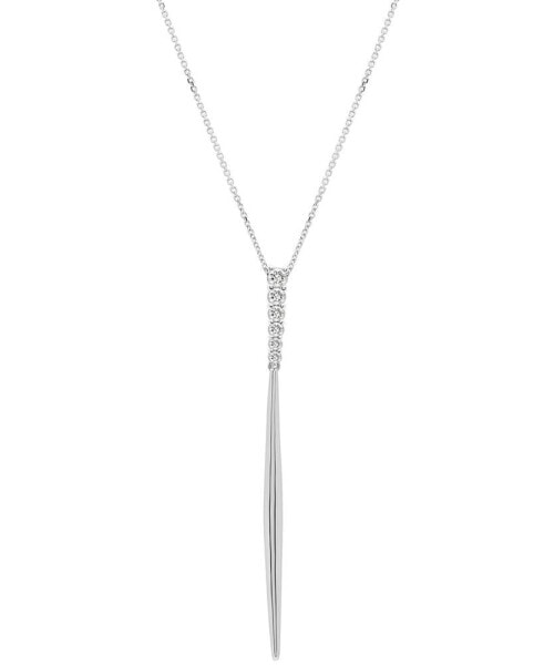 Wrapped in Love diamond 18" Pendant Necklace (1/4 ct. t.w.) in 14k Gold or 14k White Gold, Created for Macy's