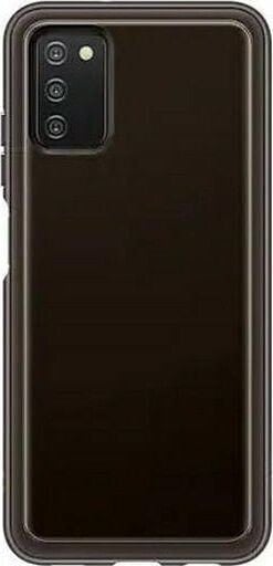 Samsung Etui Samsung Galaxy A03s EF-QA038TB Soft Clear Cover czarny/black