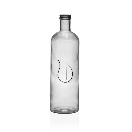 Бутылка для воды Верса 1,6 L Падение Стекло Алюминий 9,8 x 32,5 x 9,8 см