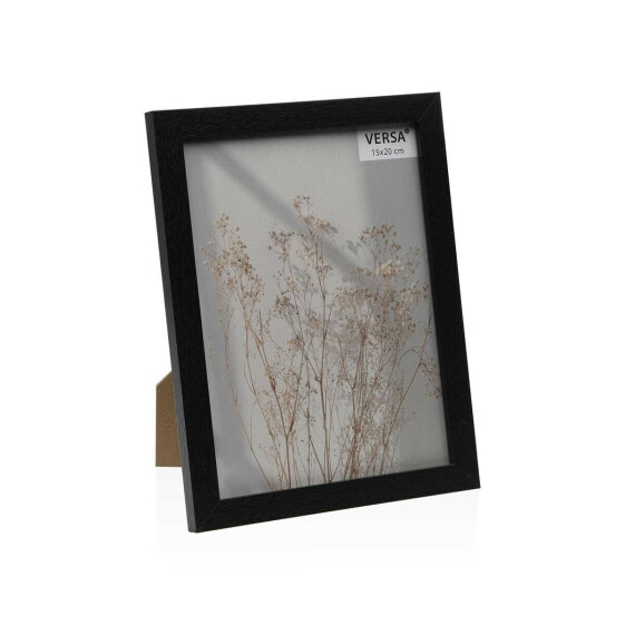 Photo frame Versa Black MDF Wood Vintage 1,2 x 22 x 17 cm