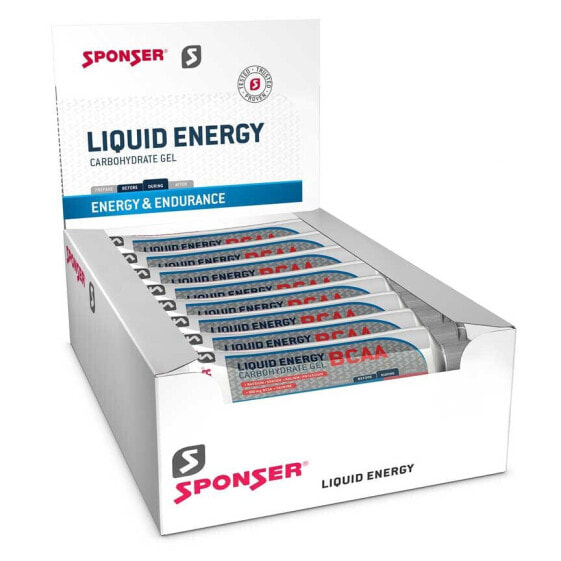 SPONSER SPORT FOOD BCAA 70g Liquid Energy Gel Box 18 Units