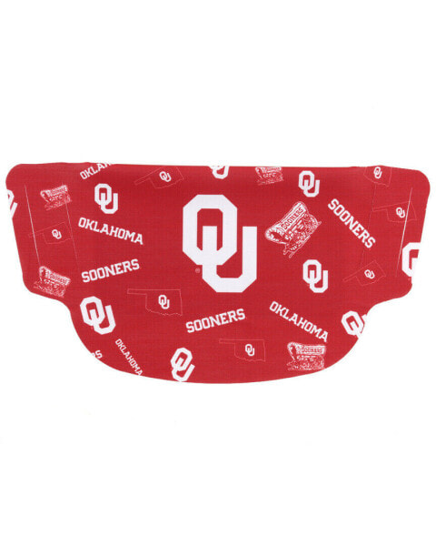 Ncaa University Of Oklahoma Dot Face Mask Women's Red Os