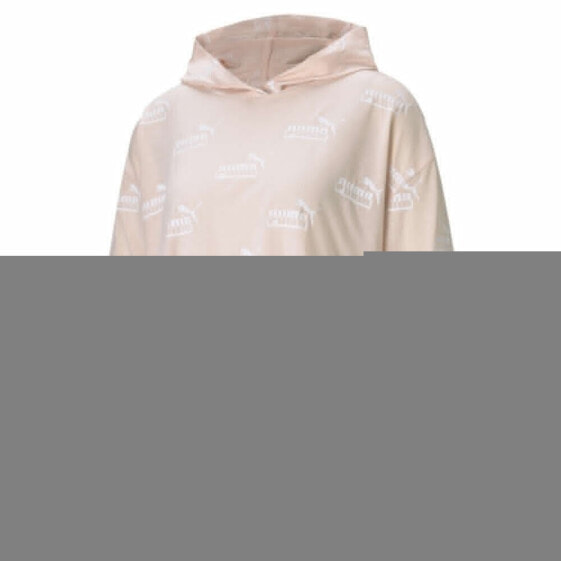 Puma Amplified Lightweight Pullover Hoodie Plus Womens Pink Coats Jackets Outerw