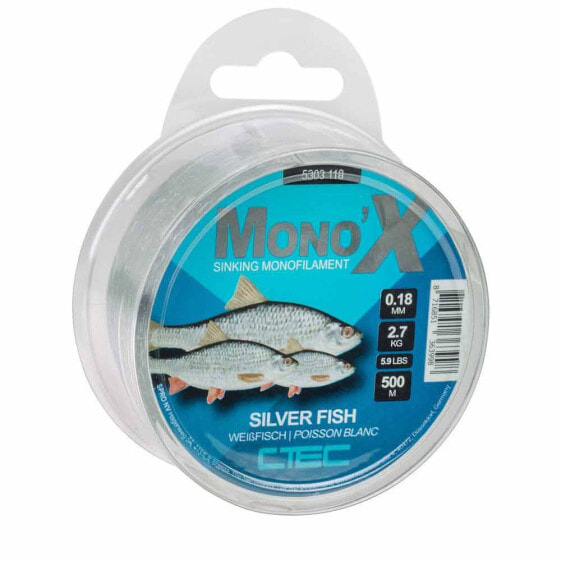 CTEC X Silverfish Monofilament 500 m