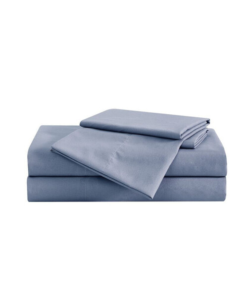 Постельное белье London Fog Solid 4 Piece Sheet Set, Twin