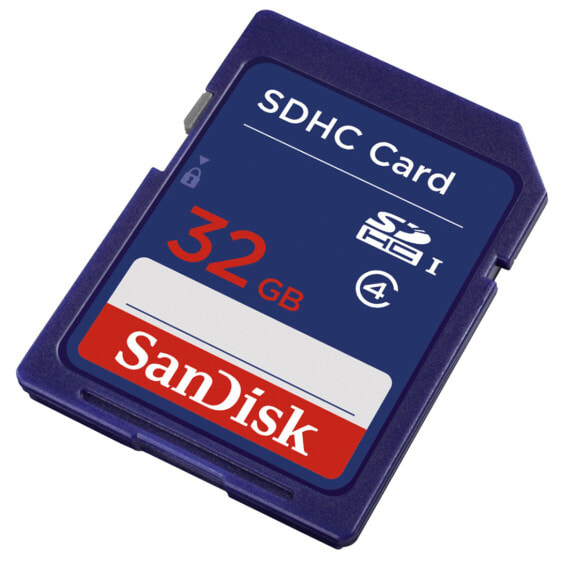 32 ГБ SDHC карта памяти SanDisk Blue