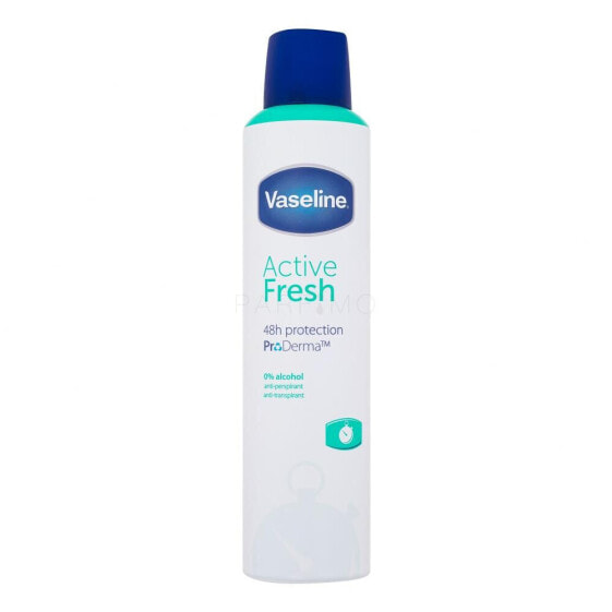 Vaseline Active Fresh 250 ml antiperspirant Deospray für Frauen