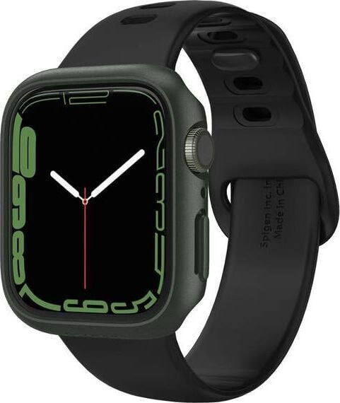 Аксессуар для умных часов Etui Spigen Thin Fit Apple Watch 7 45 мм военно-зеленый