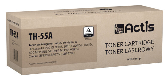 Actis TH-55A toner (replacement for HP 55A CE255A; Standard; 6000 pages; black) - 6000 pages - Black - 1 pc(s)