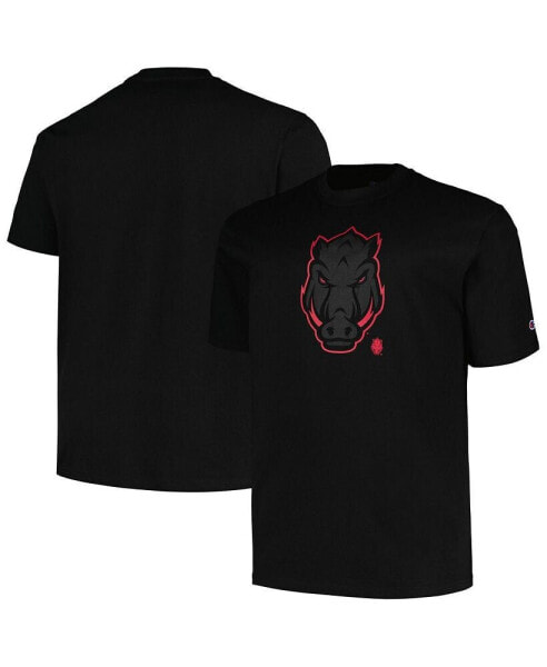 Men's Black Arkansas Razorbacks Big and Tall Pop T-shirt