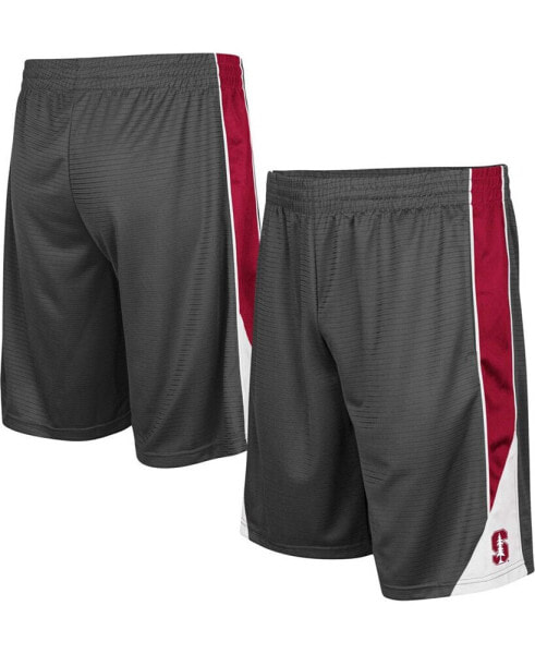 Men's Charcoal Stanford Cardinal Turnover Shorts